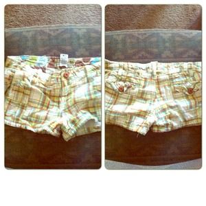 Billabong plaid shorts