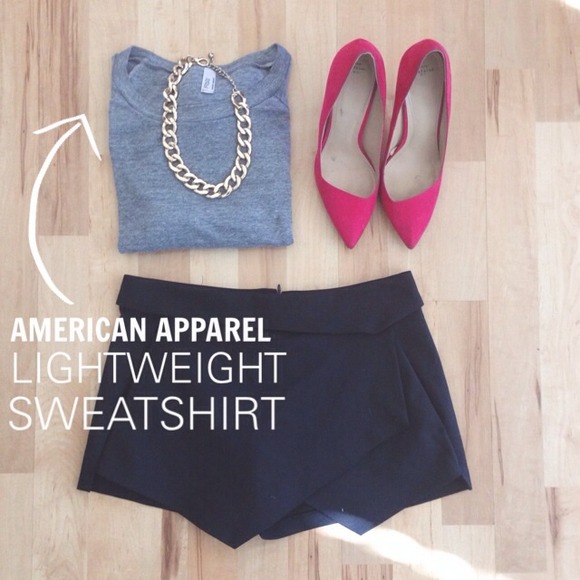 American Apparel Lightweight Sweatshirt