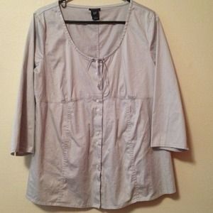 Button up maternity top