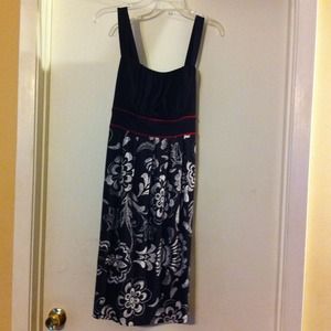 ⬇️💵PRICE REDUCED💵⬇️ Sleeveless red/blK/wht dress