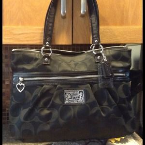 Authentic Large Coach Handbag.