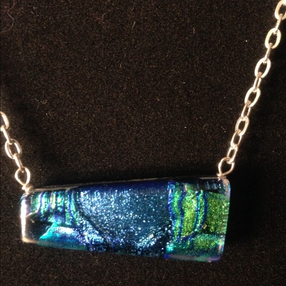 Pretty blue and green stone necklace