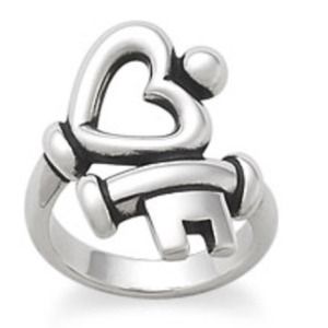 James Avery Key To My Heart Ring