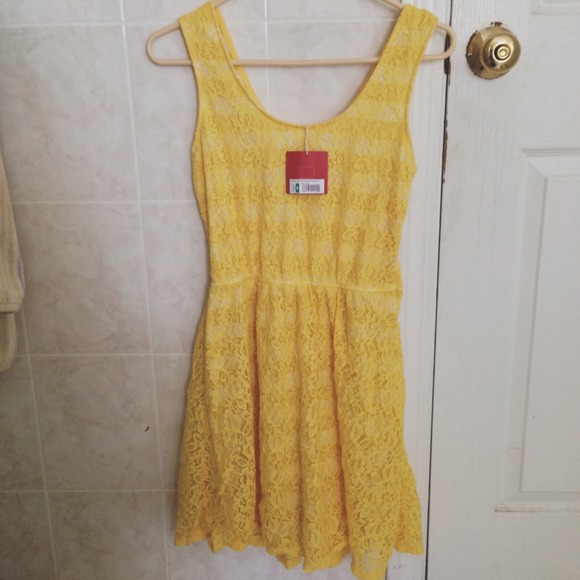 Yellow Lace Dress