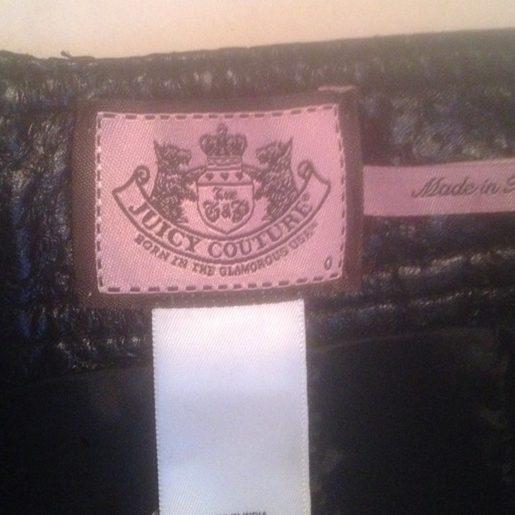 Black Leather Perforated New Gifted to Kimmy
