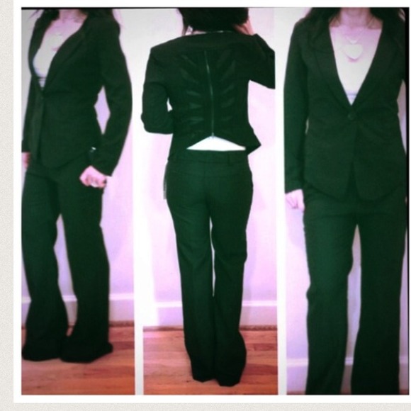 Black stylish dress pants SALE SALE - Picture 2 of 3