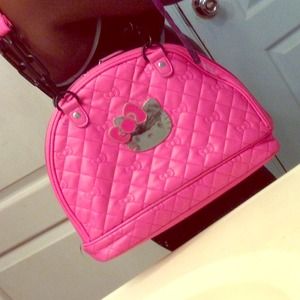 Hello kitty hot pink tote
