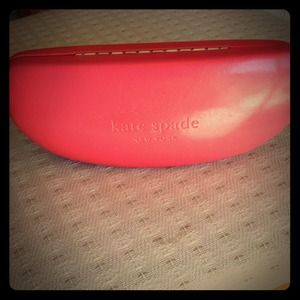 Kate Spade Salmon pink eyeglass case