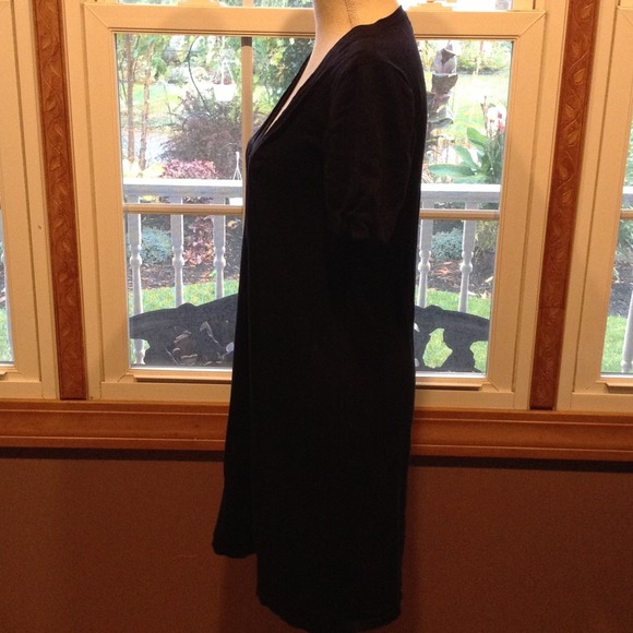 SOLD- J Crew black cotton sweater dress. Size XS - Picture 4 of 4