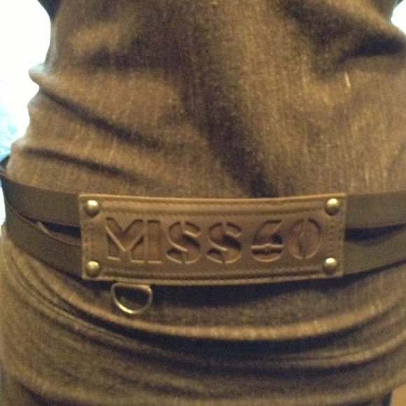 🚫Sold-Miss Sixty brown sweater dress w/belt! sz S