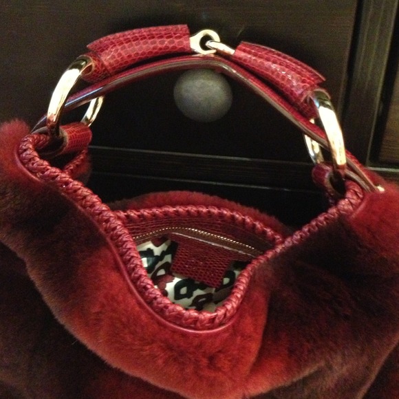 Gucci Horse Bit rabbit fur and lizard bag - Picture 2 of 11