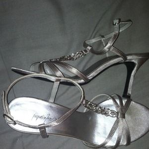 Silver heels