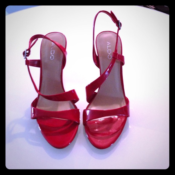 4" Aldo Red heels