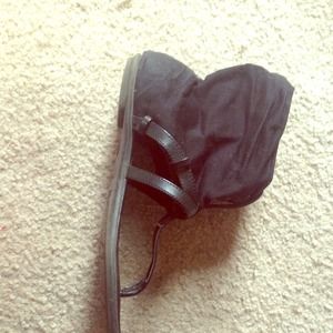 Black sandals