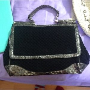 🎉REDUCED🎉Wool and leather bag