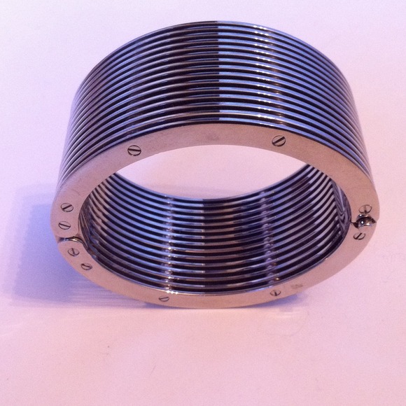 Silver large bracelet