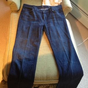 Authentic 7 For all Mankind dark high rise bootcut