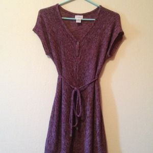 Purple maternity shirt