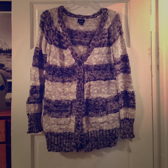 Striped cardigan