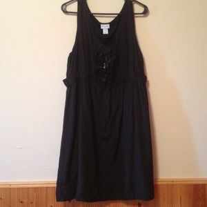 Black maternity dress
