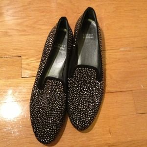 Stuart Weitzman size 9N Studded Flat