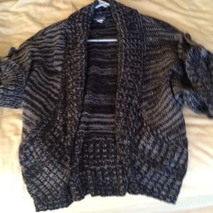 Black and white sweater