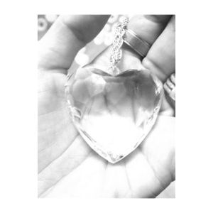 Crystal Heart Pendant Necklace