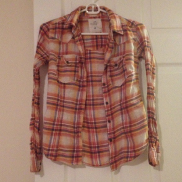 Plaid button up