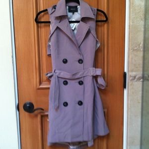 Trench coat dress