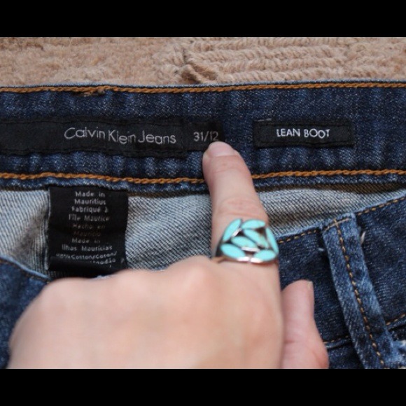 BUNDLED Calvin Klein lean boot cut jeans. Size 12 - Picture 2 of 4