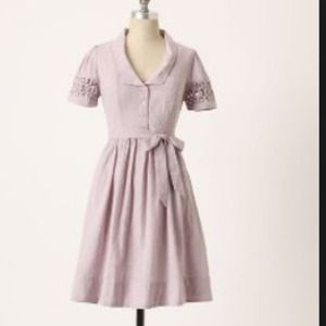 Anthropologie lavender dress