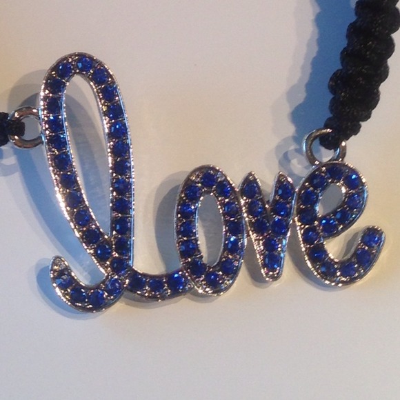 🚫SOLD🚫Love Bracelet with Blue Rhinestone - Picture 2 of 3
