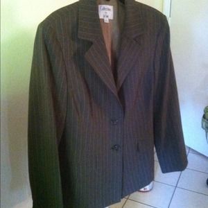 Brown Pinstriped jacket