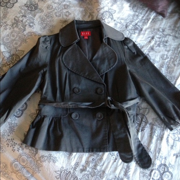 Sweet dark gray jacket by Elle