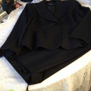 Black   Kasper Pants  and Jacket..