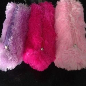 Super cute furry accessories bags!