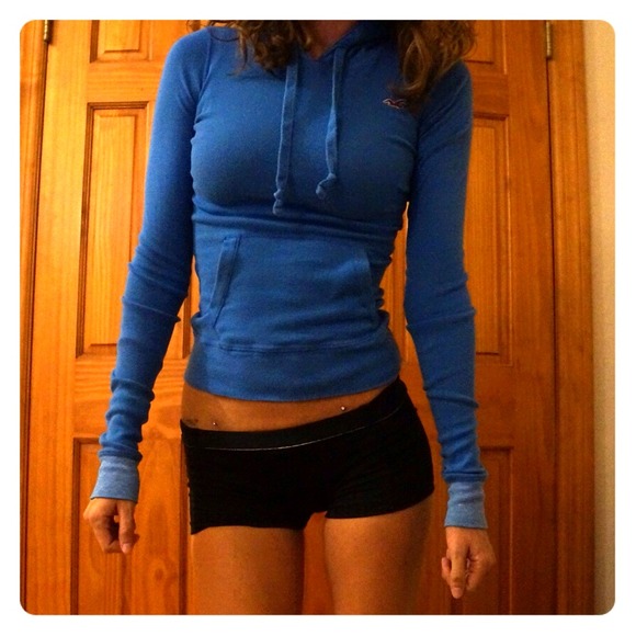 Bright Blue Hollister Hoodie