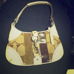 Authentic Coach patchwork handbag