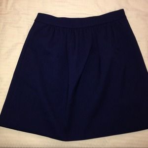 J Crew navy A-line skirt