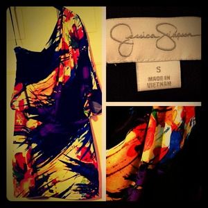 🎉 HP 🎉 Jessica Simpson One Shoulder Party Dress