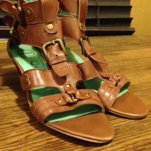 Jeffrey Campbell Buckle Sandals, size 8, worn once