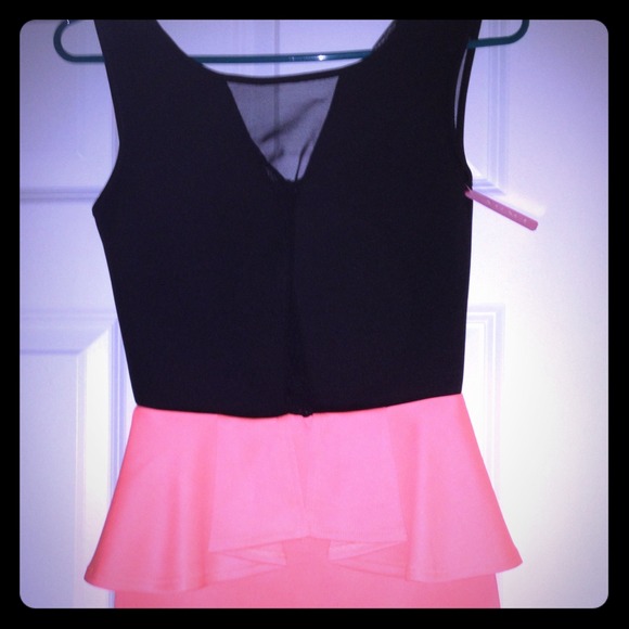 **SOLD**Black and orange dress