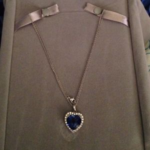 Blue sapphire necklace