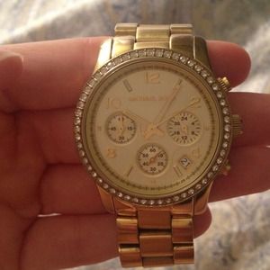 Gold Michael Kors watch