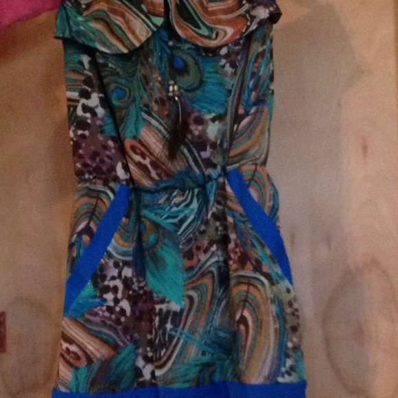 Strapless Multicolor dress