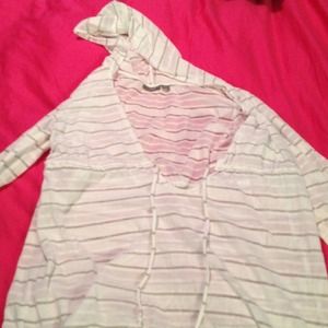 White bathing suit coverup