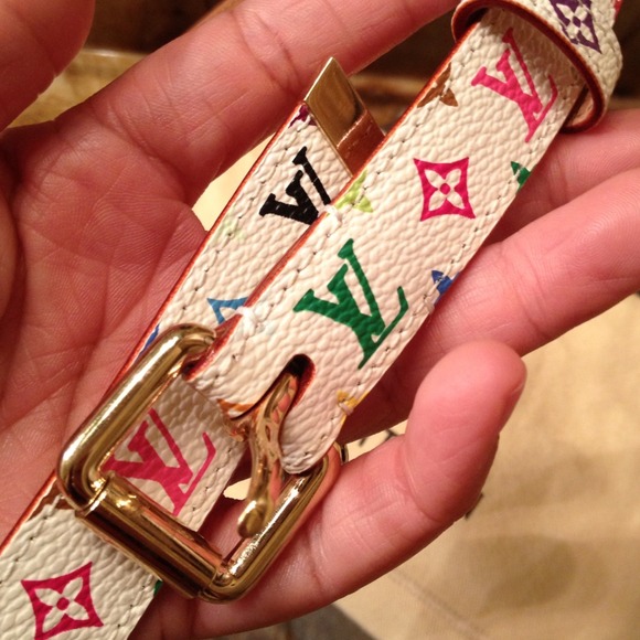 💢BUNDLE💢Louis Vuitton multicolor thin belt - Picture 3 of 4
