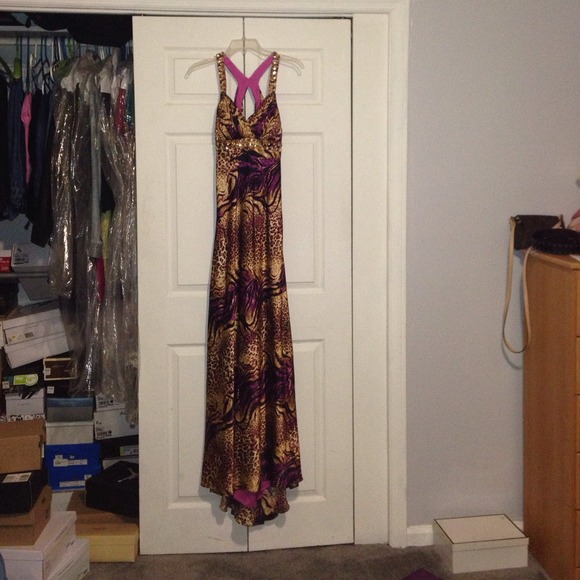 🐾Animal print prom dress🐾