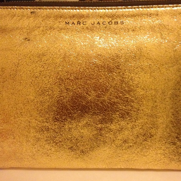 Marc Jacobs Gold Clutch