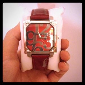 Gorgeous red watch! Never worn!
